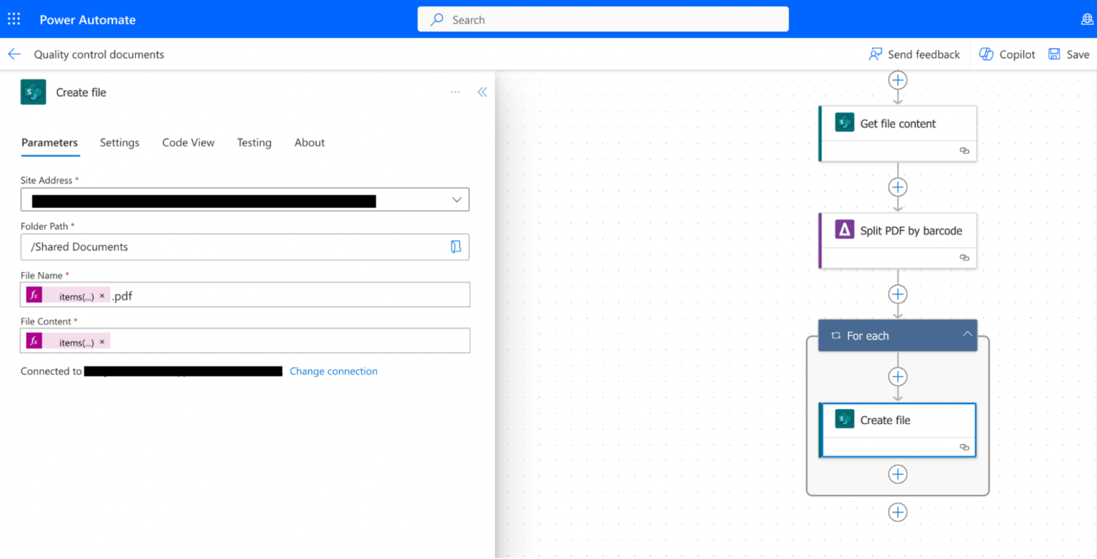 How to Split PDFs for Quality Control with Power Automate