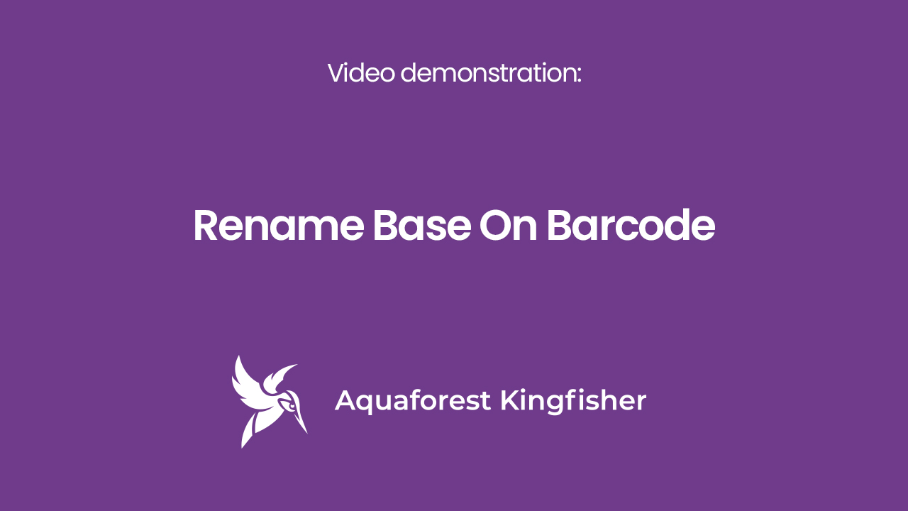 Rename Base On Barcode