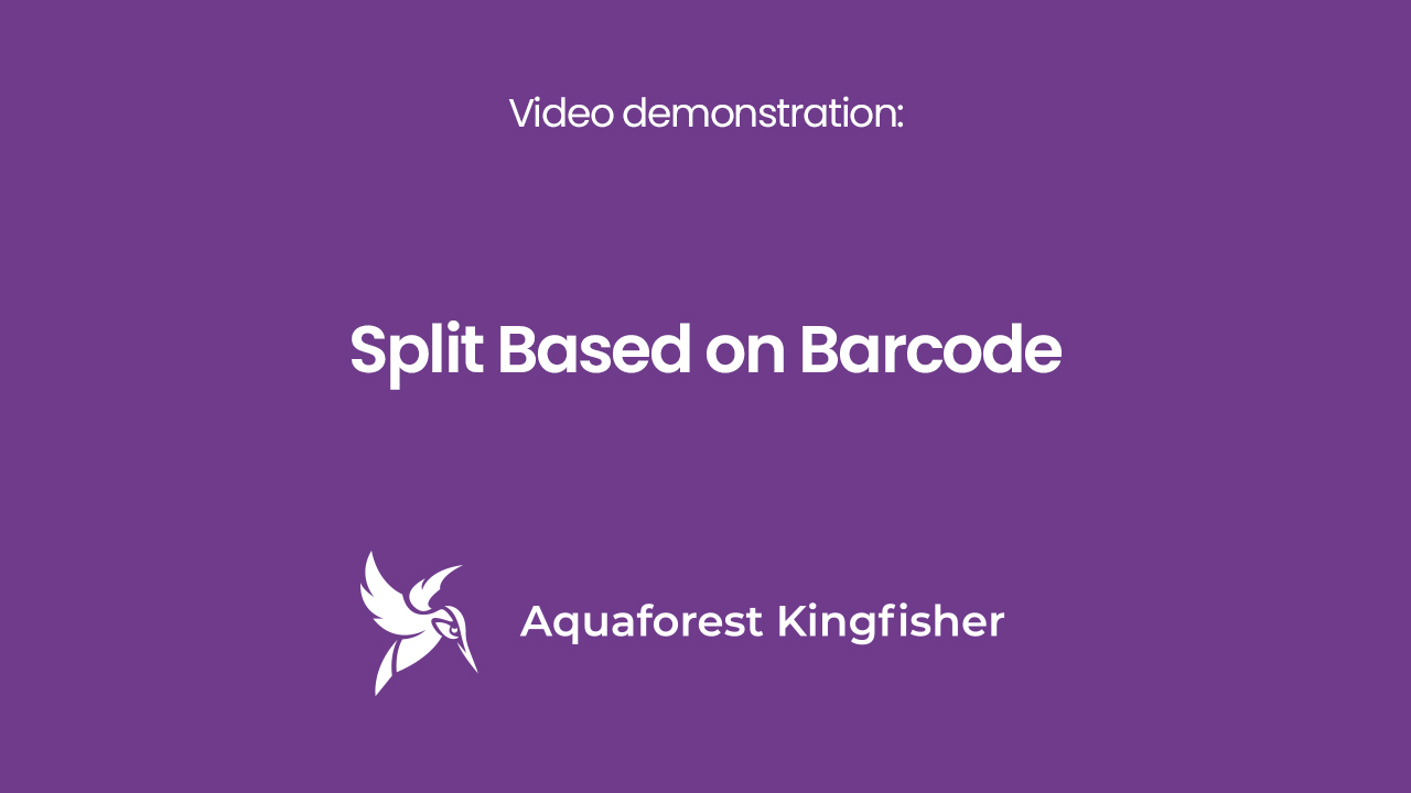 Split Based on Barcode